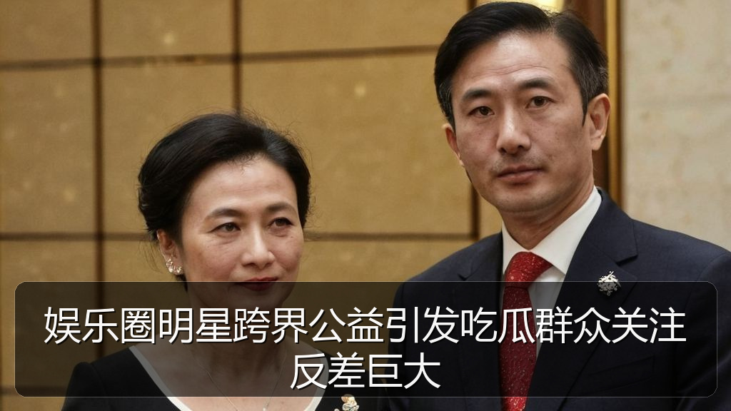 娱乐圈明星跨界公益引发吃瓜群众关注反差巨大