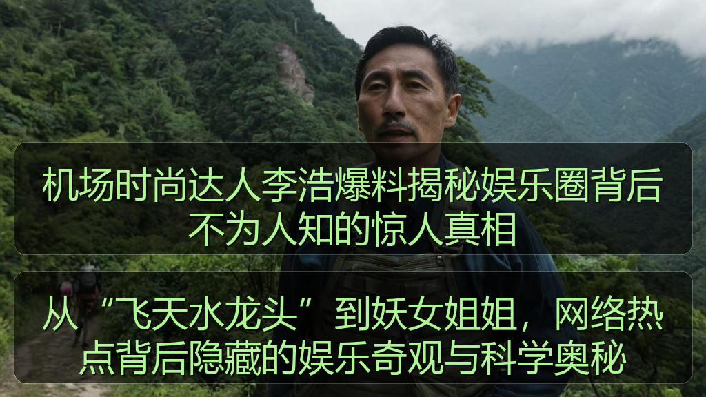 从“飞天水龙头”到妖女姐姐，网络热点背后隐藏的娱乐奇观与科学奥秘