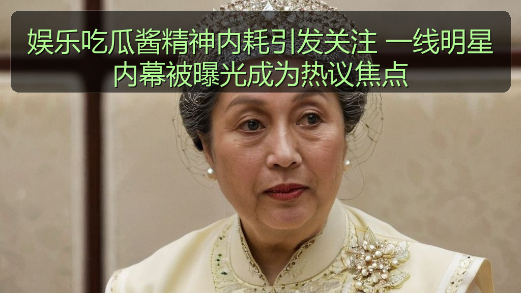 娱乐吃瓜酱精神内耗引发关注 一线明星内幕被曝光成为热议焦点