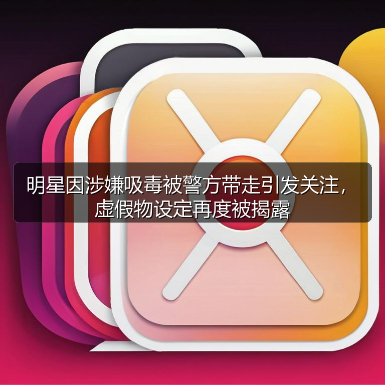 明星因涉嫌吸毒被警方带走引发关注，虚假物设定再度被揭露